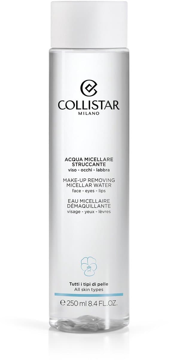 Collistar Face Cleansing Lotion Make-Up Removing Micellar Water 250ml