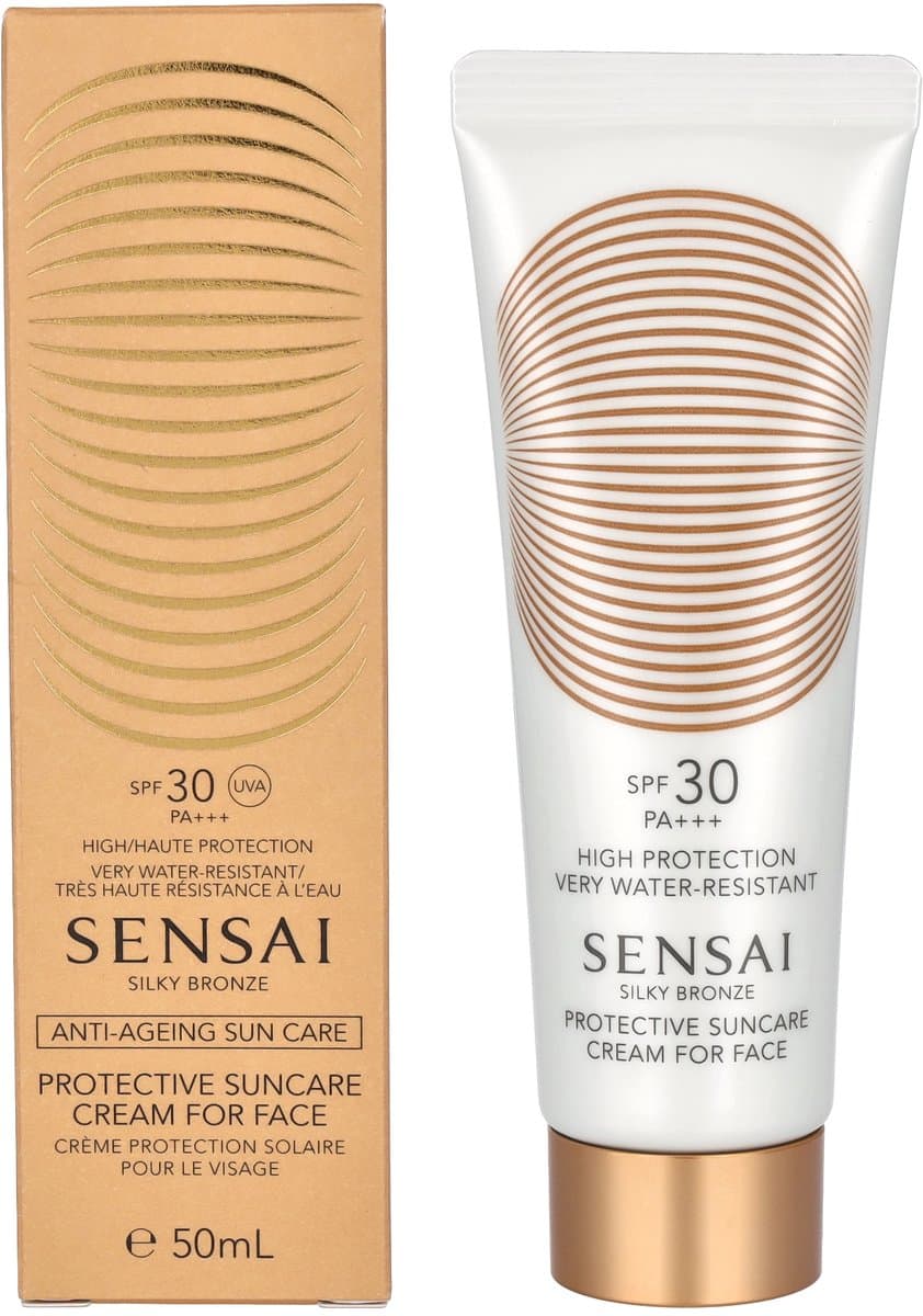 Sensai Zonverzorging Silky Bronze Crème Protective Cream For Face SPF30 50ml