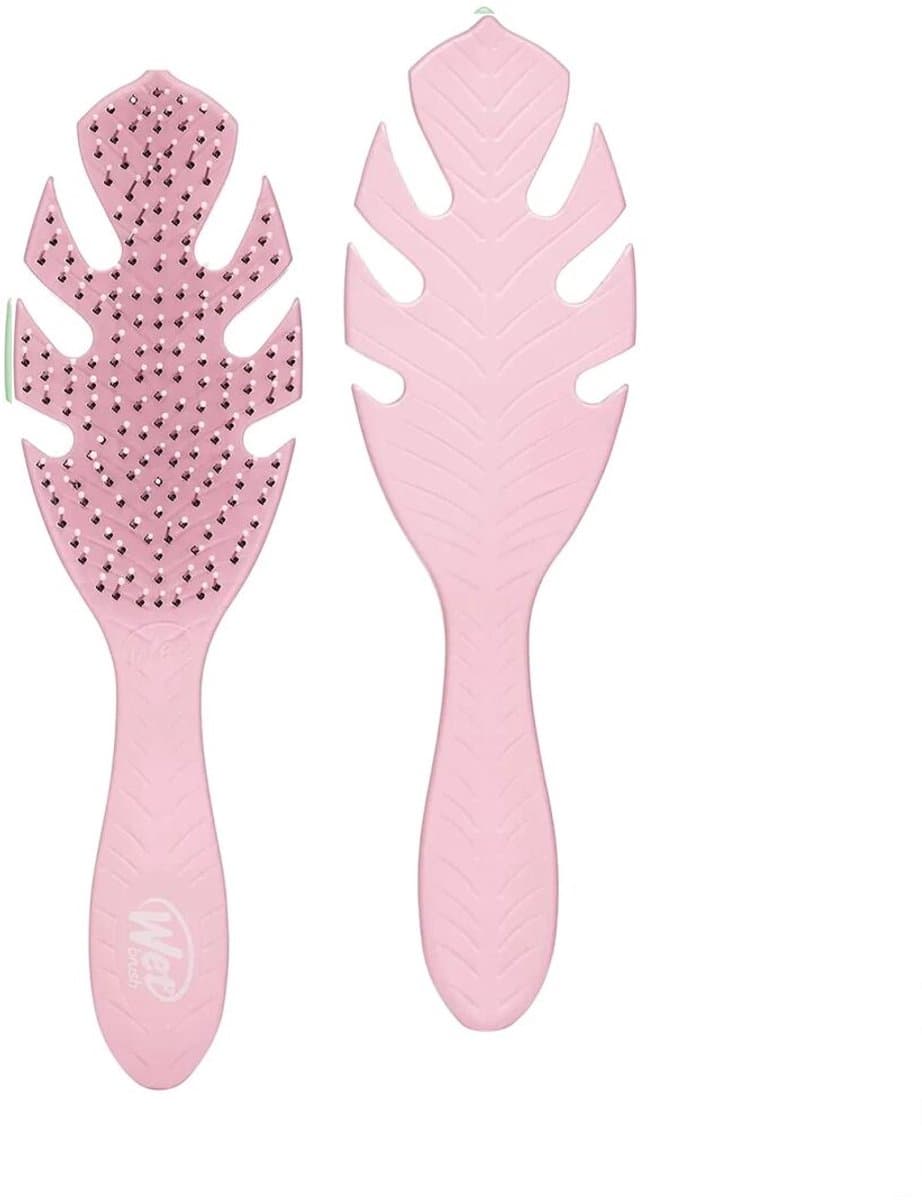WetBrush Go Green Haarborstel – Roze - Duurzame Ontwarrende Borstel – Voor Nat & Droog Haar – Ultra Zachte IntelliFlex® Borstelharen – Vermindert...