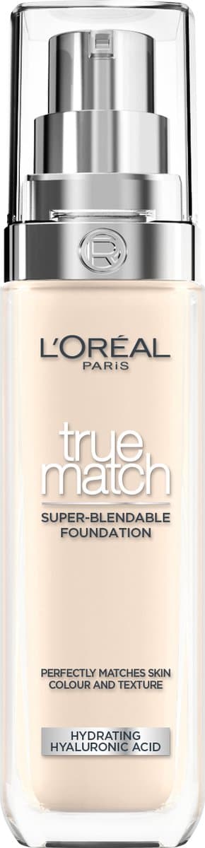 L’Oréal Paris - True Match Foundation - 0.5. N - Natuurlijk Dekkende Foundation met Hyaluronzuur en SPF 16 - 30 ml - Vegan