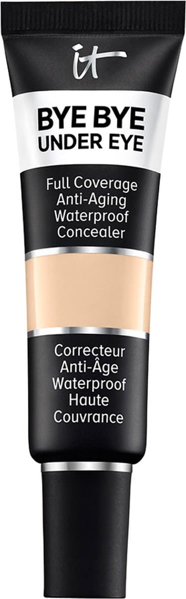 IT Cosmetics Bye Bye Under Eye Concealer - 24U Gepigmenteerde Dekking - Geformuleerd met Peptiden, Collageen, Hyaluronzuur en Vitamine E - Volledig...