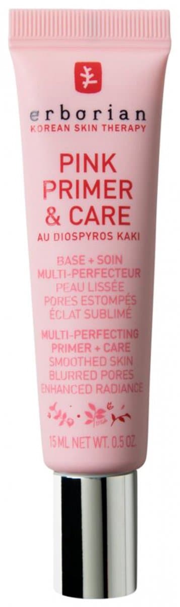 Erborian Pink Primer & Care - Make-upbasis & vochtinbrengende crème - 15 ml