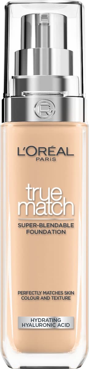 L’Oréal Paris True Match Foundation - 3N - Natuurlijk Dekkende Foundation met Hyaluronzuur en SPF 16 - 30ml - Vegan