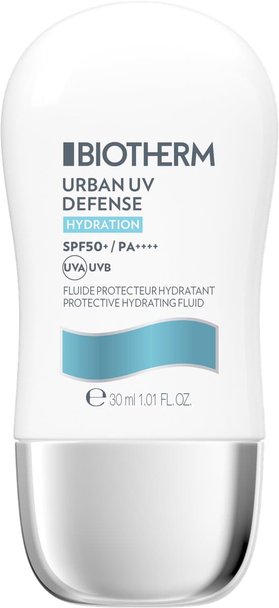 Biotherm Urban UV Defense gezichtscrème - Met Hyaluronzuur & SPF50+ - Beschermde, Gladde en Gehydrateerde Huid - 30ml