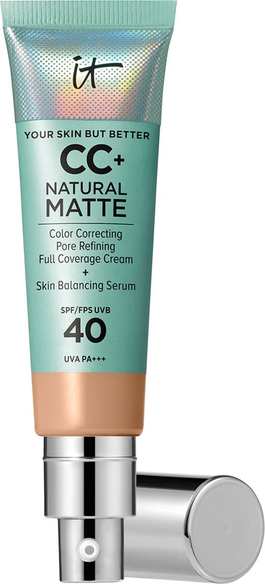 It Cosmetics Your Skin But Better CC+ Natural Matte SPF40 Foundation - Matte & Stralende Finish - Neutral Medium - 32ml