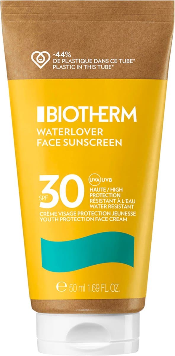 Biotherm Waterlover Sun Zonbescherming SPF30 Gezichtscrème - Anti-ageing - 50ml