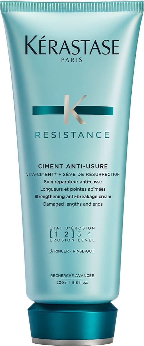 Kérastase Résistance Ciment Anti-Usure - Herstellende Anti-Haarbreuk Leave-In - Regenereert & Beschermt - Beschadigd Haar & Punten - 200ml