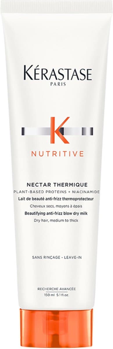 Kérastase Nutritive Nectar Thermique voor zeer droog haar - Voedende Leave-in Crème en Hittebescherming - 150 ml