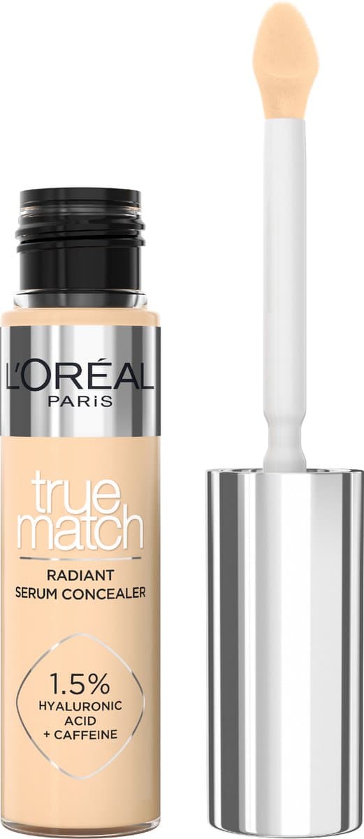 L'Oréal Paris True Match Radiant Serum Concealer - met 1,5% hyaluronzuur en cafeïne - 4D - 11 ml