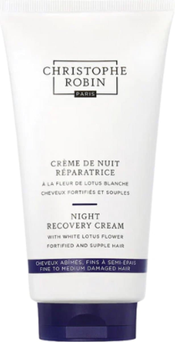 Christophe Robin Night Recovery Hair Cream with White Lotus Flower 150ml