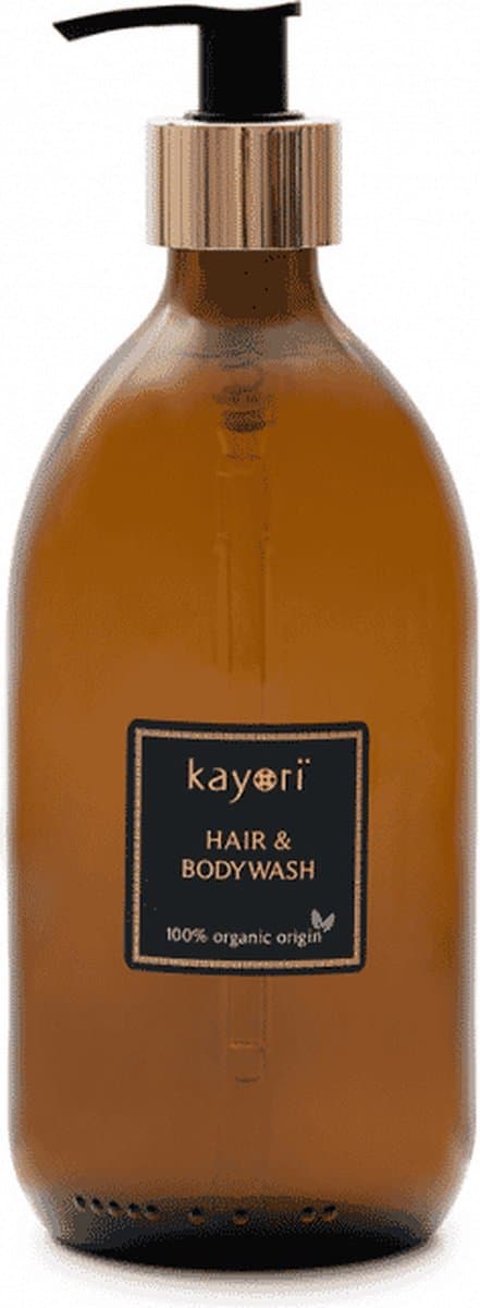 Kayori - Hair & Body Wash - Glas - 500ml - Shincha
