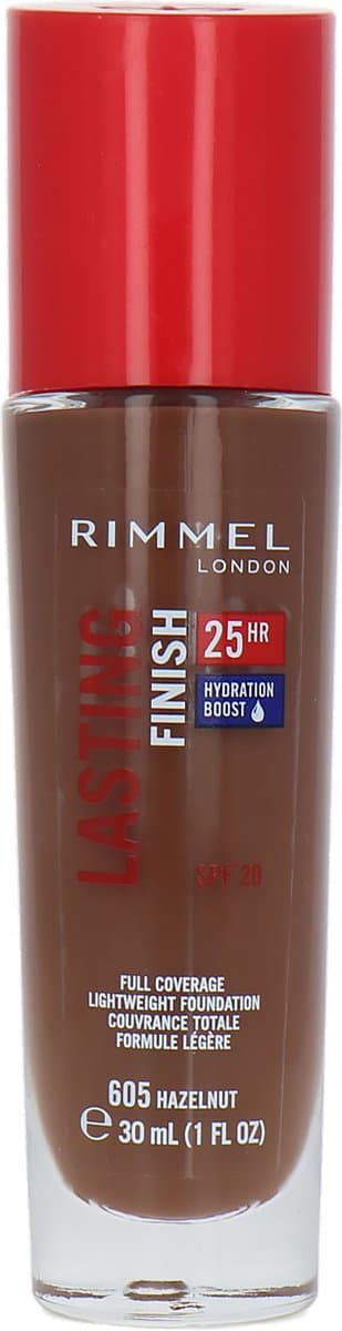 Rimmel Lasting Finish 25 HR Foundation - 605 Hazelnut