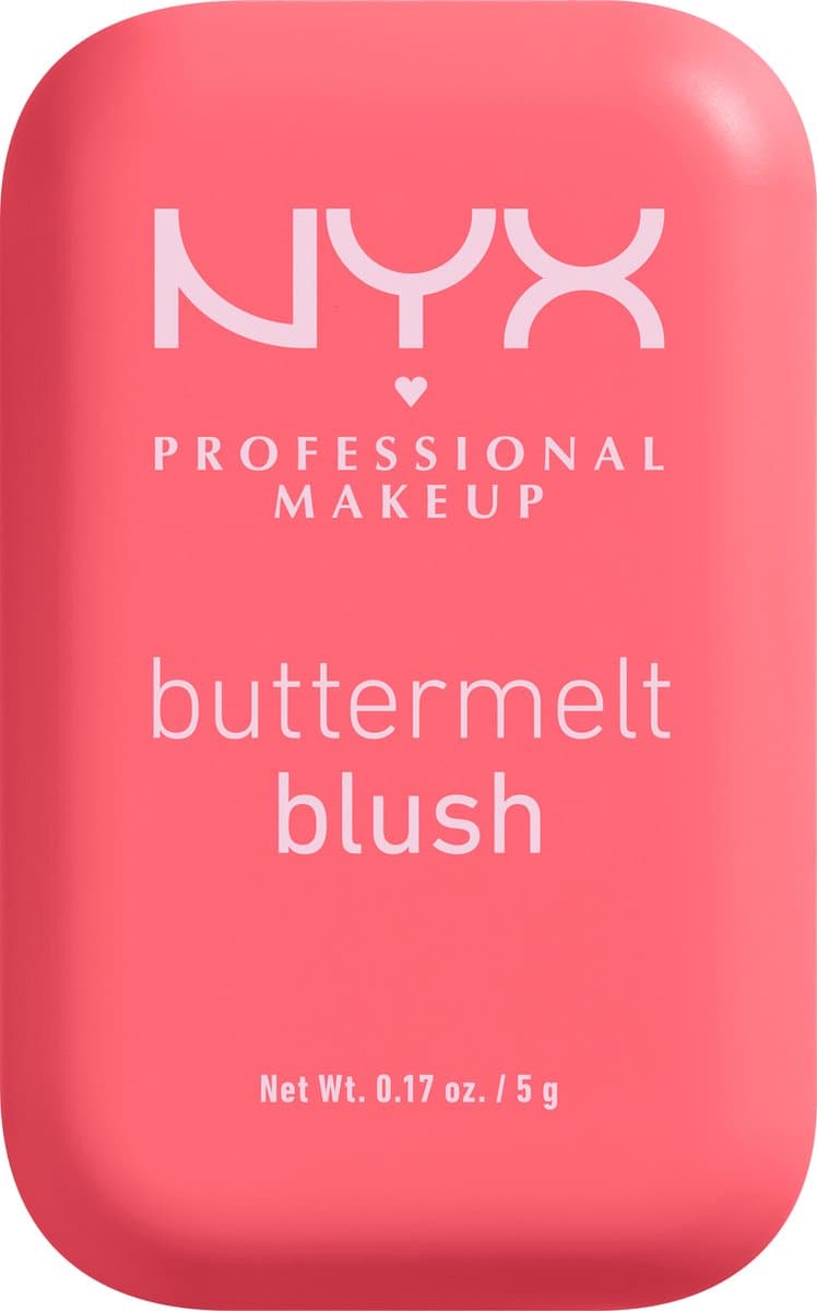 NYX Professional Makeup Buttermelt Blush - Alle huidtypes - Verrijkt met mango-, amandel- en sheaboter - U Know Butta - 5 gr