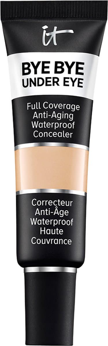 IT Cosmetics Bye Bye Under Eye Concealer - 24U Gepigmenteerde Dekking - Geformuleerd met Peptiden, Collageen, Hyaluronzuur en Vitamine E - Volledig...