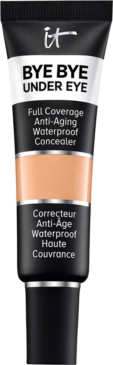 IT Cosmetics Bye Bye Under Eye Concealer - 24U Gepigmenteerde Dekking - Geformuleerd met Peptiden, Collageen, Hyaluronzuur en Vitamine E - Volledig...
