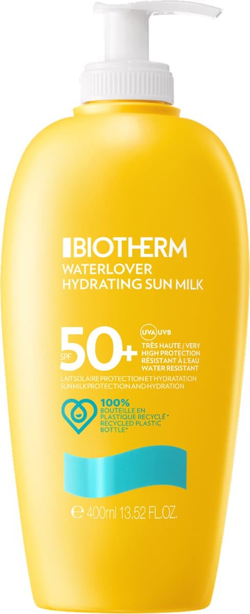 Biotherm Lait Solaire SPF 50 Zonnebrandcrème - Hoge Bescherming - 400ml
