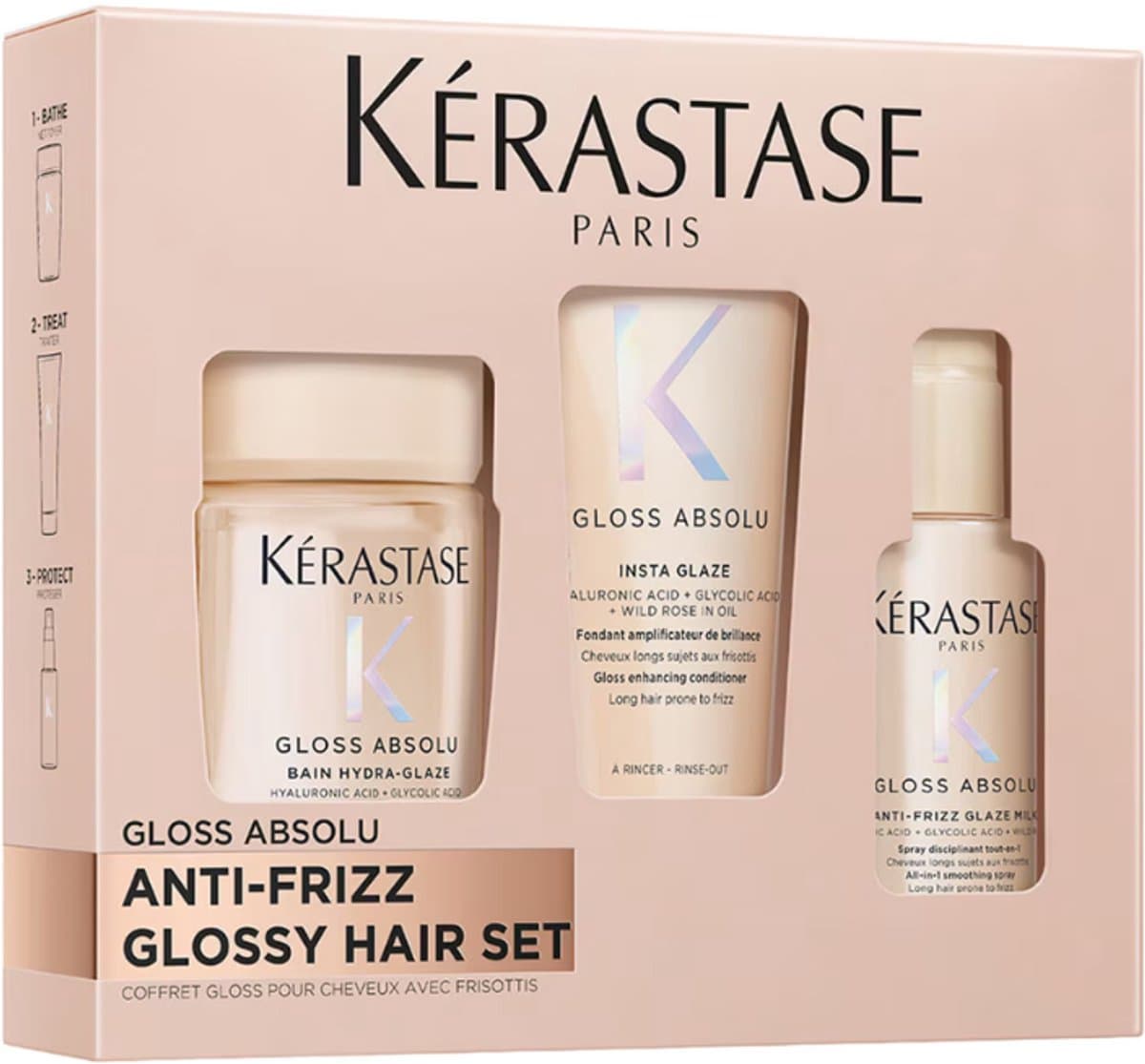 Kérastase Gloss Absolu Discovery Geschenkset voor Anti -Frizz haar