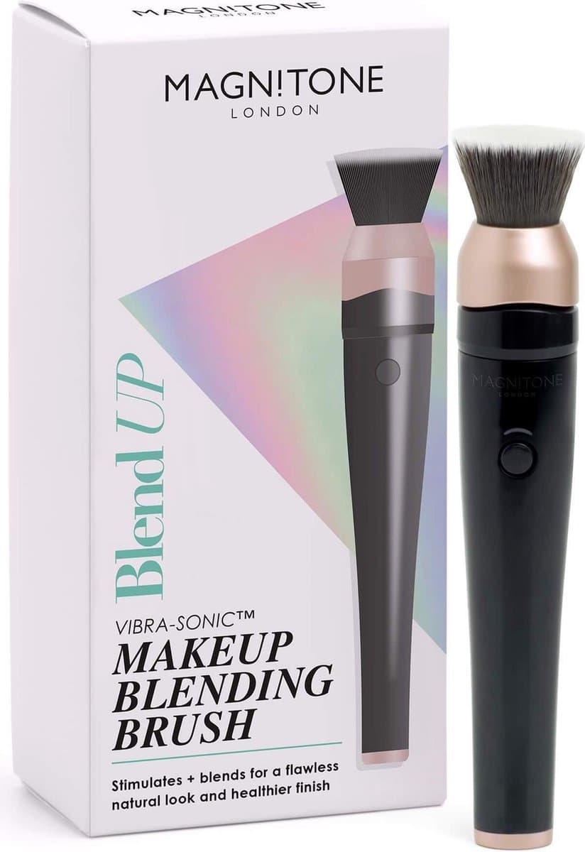 MAGNITONE BLEND UP VIBRA-SONIC MAKEUP BLENDING BRUSH BORSTEL BLACK 1STUKS