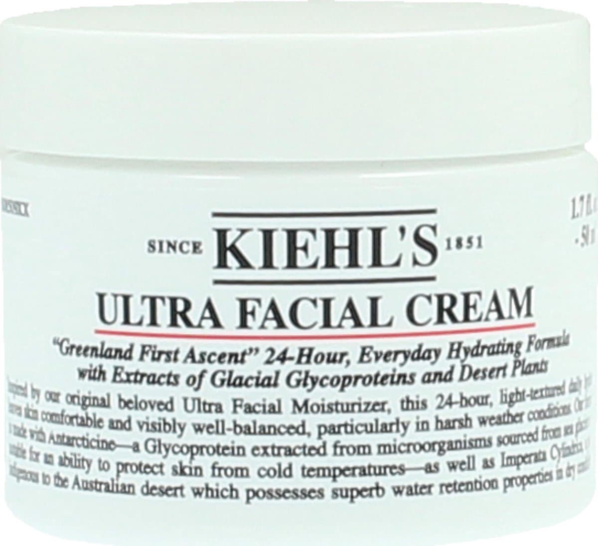KIEHL'S Ultra Facial Cream - Verzorgende dag- en nachtcrème 50ML