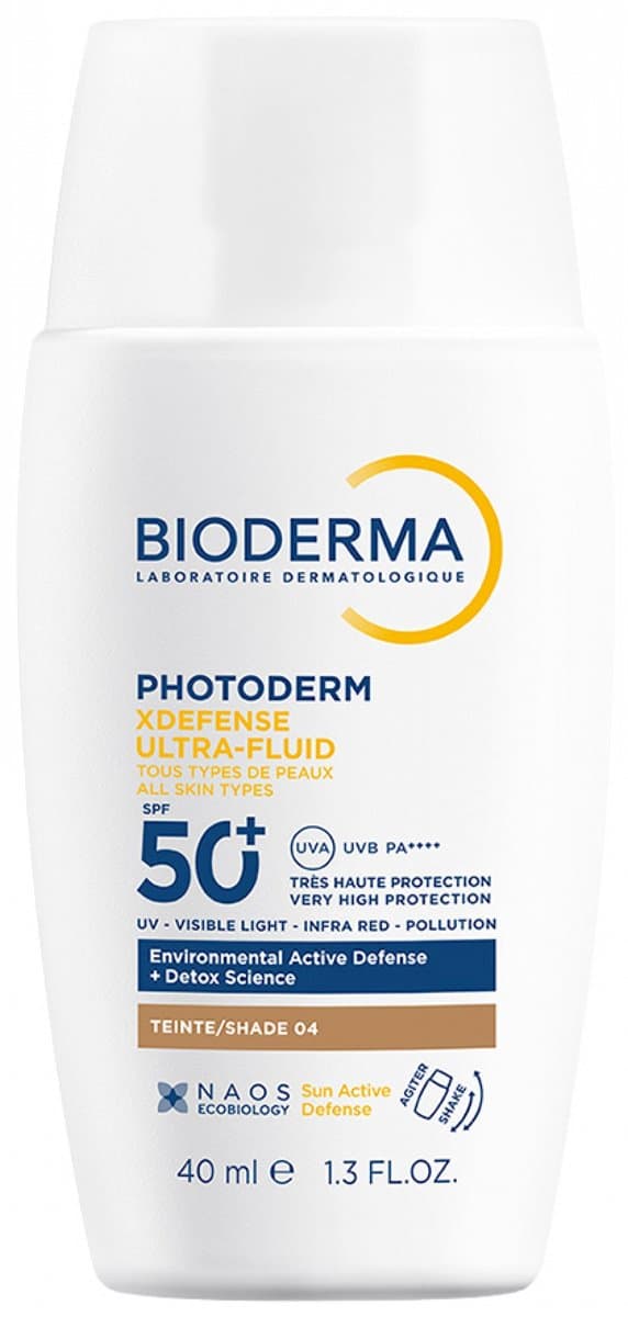 Bioderma Photoderm XDefense Ultra-Fluid SPF50+ Getint 40 ml (Tint: 04)