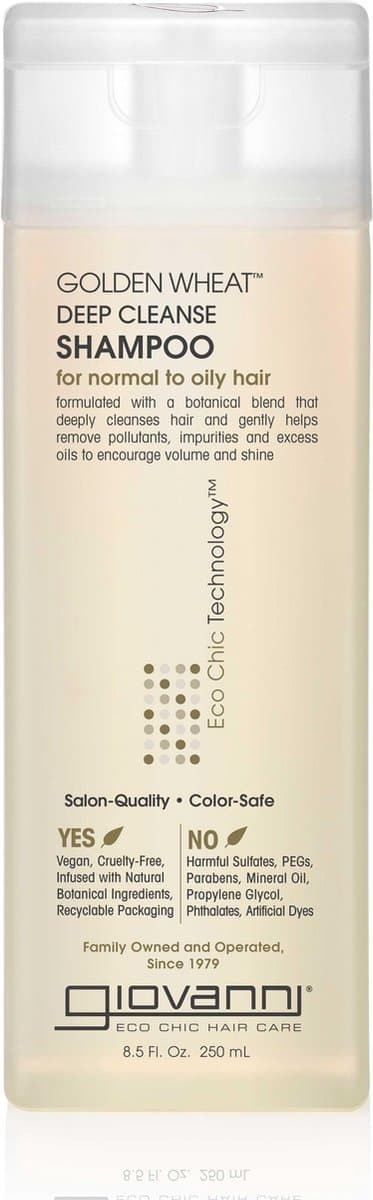 Giovanni Cosmetics - Golden Wheat Deep Cleanse Shampoo - 250 ml