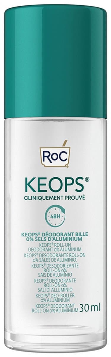 RoC Keops Deodorant Roll-On 0% Aluminium - 30 ml
