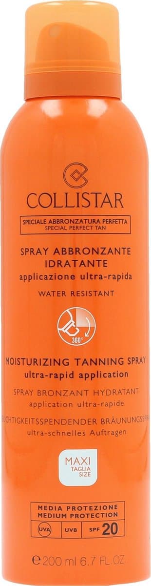 Collistar Moisturizing Tanning Spray Zonnebrand SPF20 - 200 ml