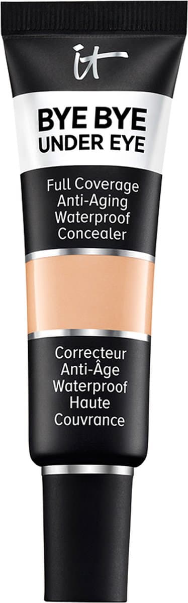 IT Cosmetics Bye Bye Under Eye Concealer - 24U Gepigmenteerde Dekking - Geformuleerd met Peptiden, Collageen, Hyaluronzuur en Vitamine E - Volledig...