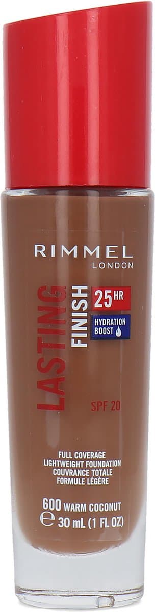 Rimmel Lasting Finish 25 HR Foundation - 600 Warm Coconut