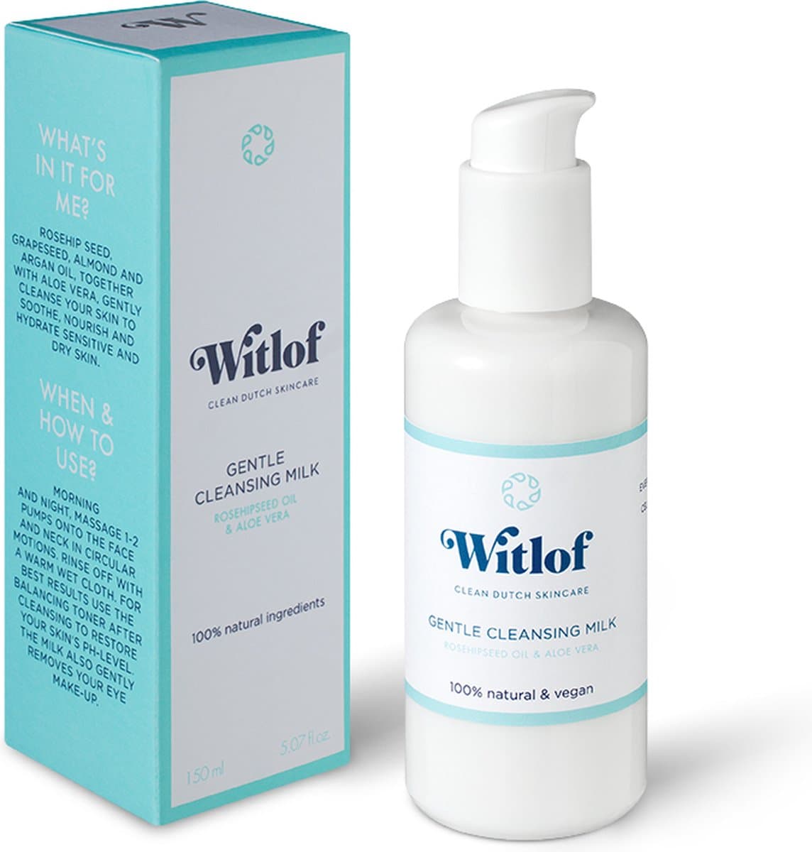 Witlof Skincare Gentle Cleansing Milk Reinigingsmelk 150ml