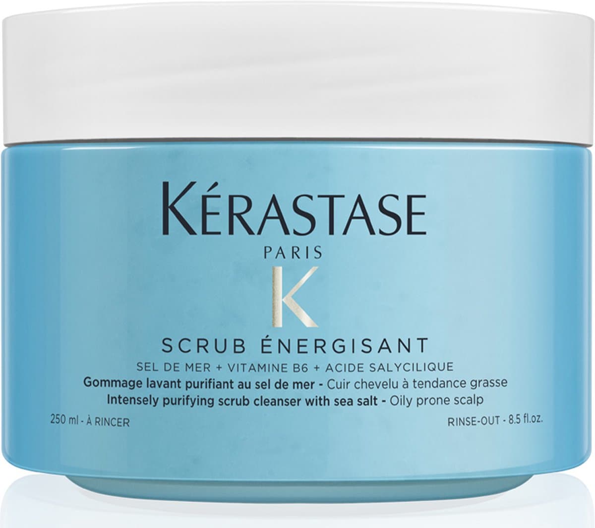 Kérastase Fusio Scrub Energisant - Stimulerende scrub op basis van zeezout voor de hoofdhuid en roos - 250ml