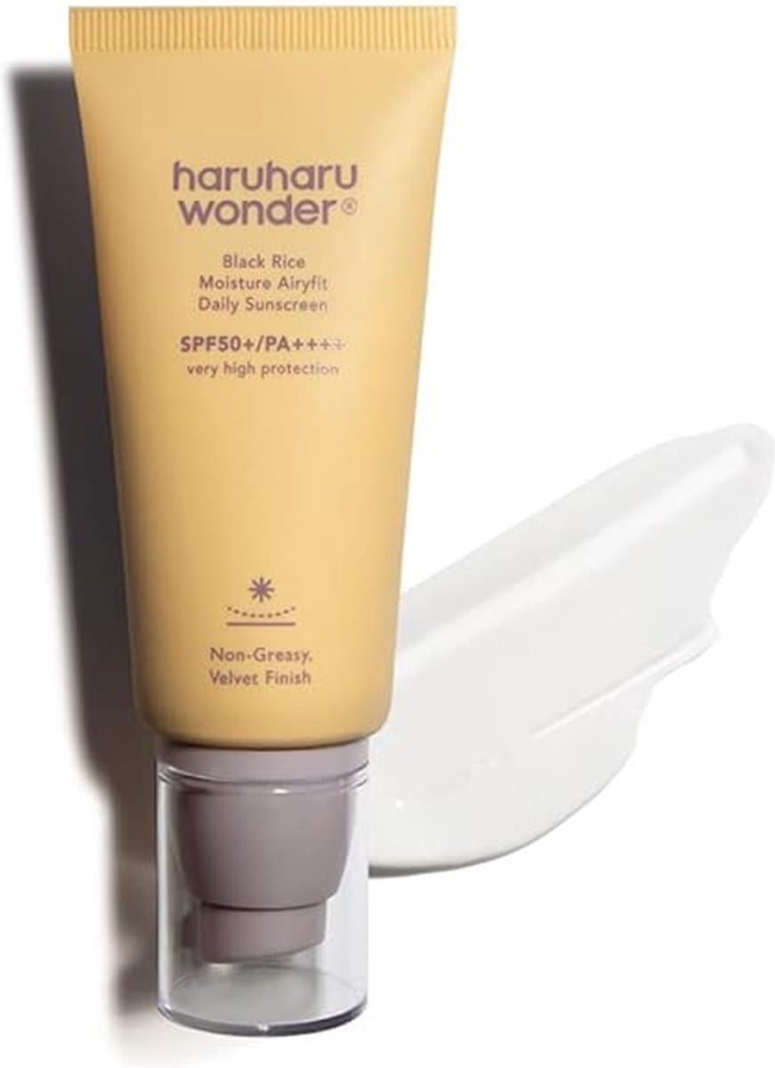 Haruharu Black Rice Moisture Airyfit Daily Sunscreen SPF50+/PA++++ - 50ml