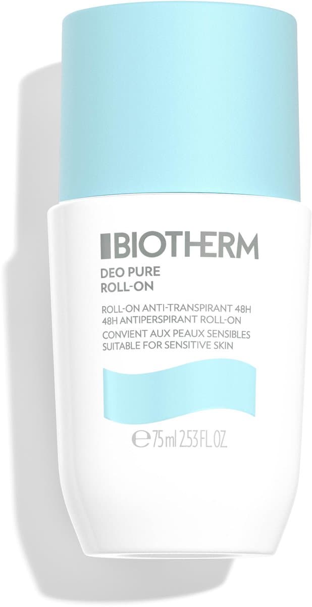 Biotherm Deo Pure Deodorant - Roll-on Deodorant - Frisse Textuur - 48H Anti-Transpirant - Unisex Deodorant - 75ml