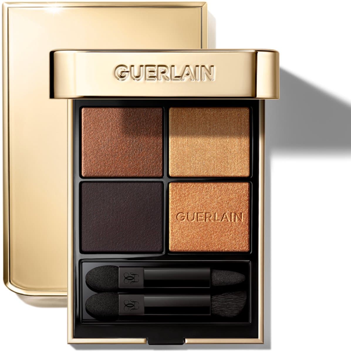Guerlain Ombres G, Poeder, Bruin, Royal Jungle, 4 kleuren, Mat, Metallic, Parel, Satijn, Kleurenpalet