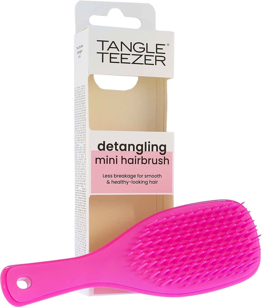 Tangle Teezer The Borstel Detangler Mini Runway Pink 1St