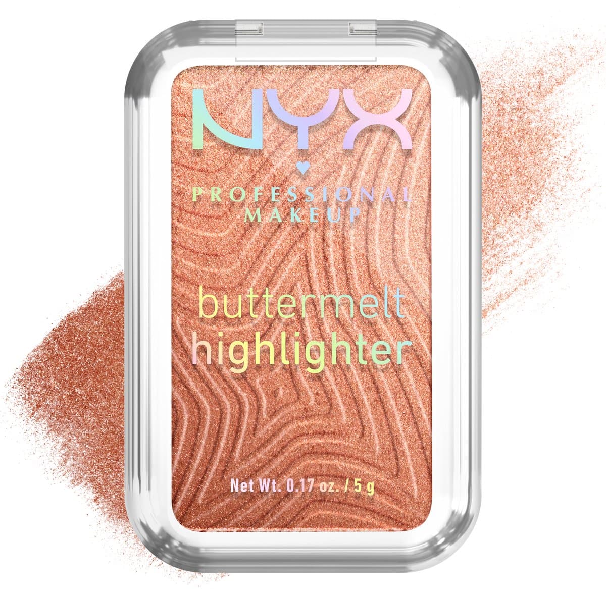 NYX Professional Make Up Buttermelt Highlighter - Blijft tot 12u zitten - Verrijkt met mango-, amandel- en sheaboter - Butta In Bronze - 5gr