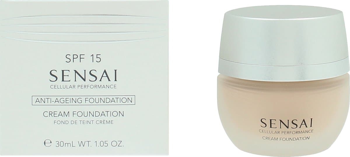 sensai cp cream foundation spf15 cf12 soft beige 30 ml