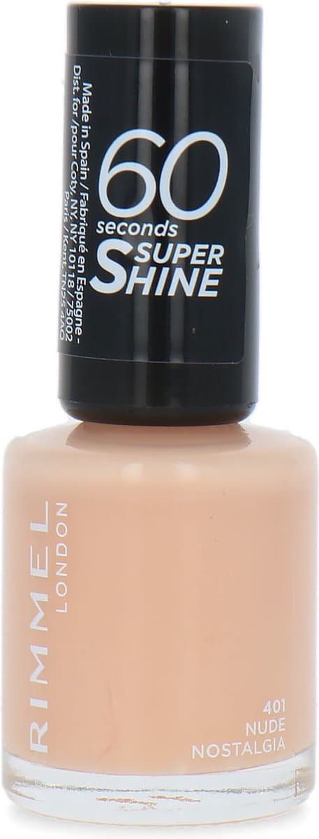 Rimmel 60 Seconds Super Shine Nagellak - 401 Nude Nostalgia
