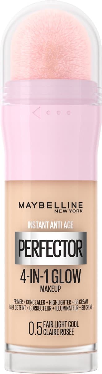 Maybelline New York Instant Anti-Age Perfector 4-in-1 Glow - Fair Light Cool - Primer, Concealer, Highlighter en BB-Cream in één - 20 ml