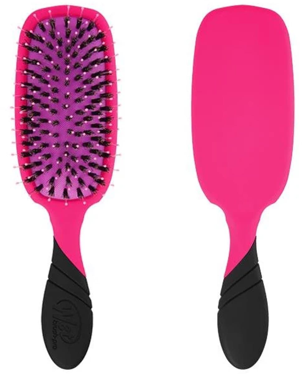 WetBrush PRO Shine Enhancer Pink - Roze Haarborstel - Verzorgende Borstel Met Intelliflex® Technologie - Ideaal Voor Nat En Droog Haar - Ontwart...