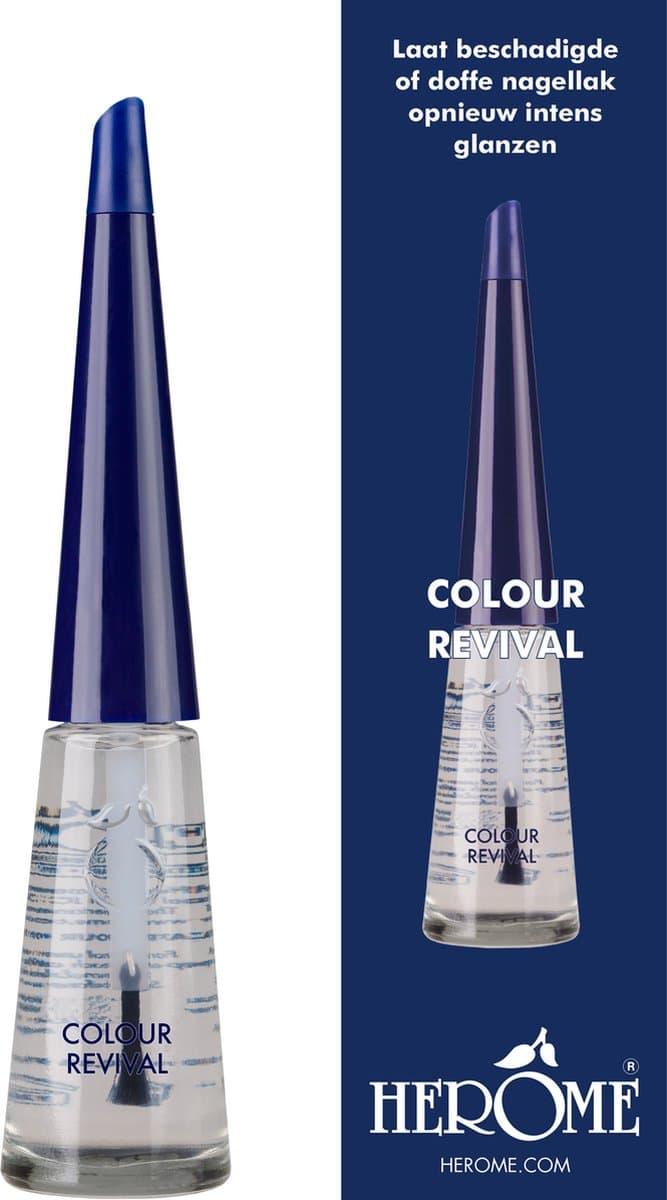 Herome Nagellak Opfrisser - Colour Revival - Herstelt Krasjes en brengt Dof geworden Nagellak weer met Glans tot leven als nieuw. - 10ml.