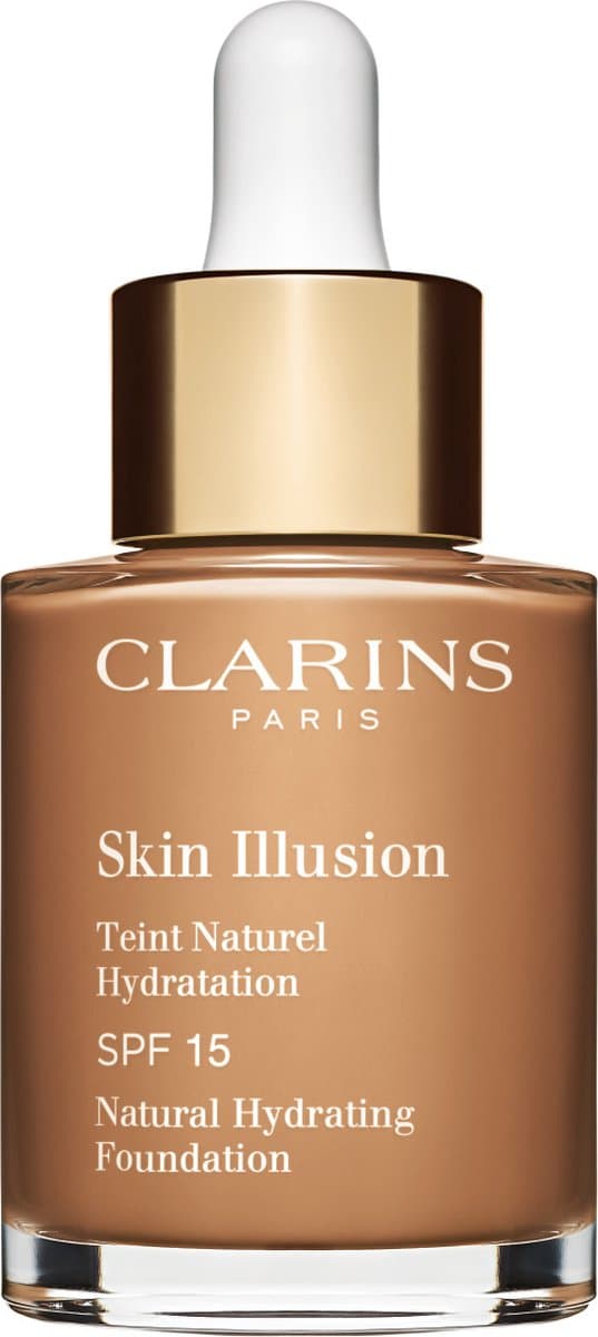 Clarins Skin Illusion Teint Naturel Hydratation - SPF 15 - Foundation - 114 Cappuccino - 30 ml