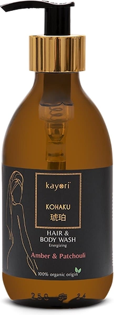 Kayori - Hair & Body Wash - Glas - 250ml - Kohaku