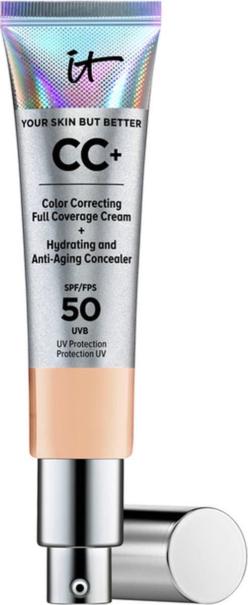 IT Cosmetics Your Skin But Better CC+ Cream SPF50 Foundation - Anti-Aging & Hydraterend - Natuurlijke finish - Fair Beige - 32ml