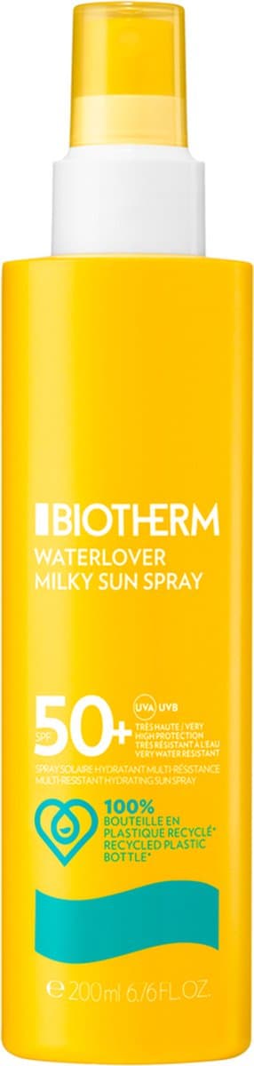 Biotherm Waterlover Milky Sun Spray SPF50 Zonnebrandcrème- Waterbestendig -
