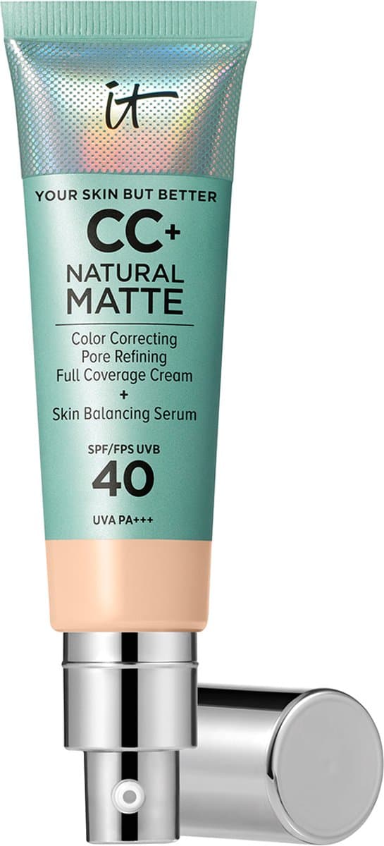 It Cosmetics Your Skin But Better CC+ Natural Matte SPF40 Foundation - Matte & Stralende Finish - Fair Beige - 32ml