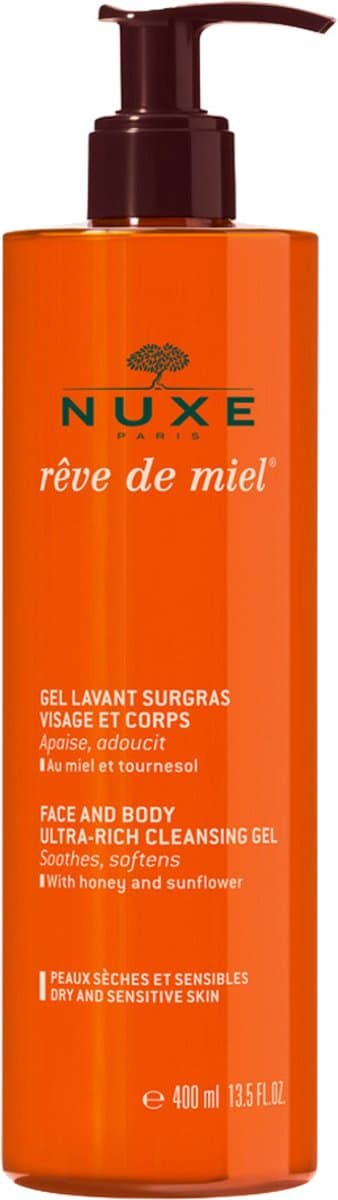 Nuxe Rêve de Miel Face and Body Ultra-Rich Reinigingsgel - 400 ml