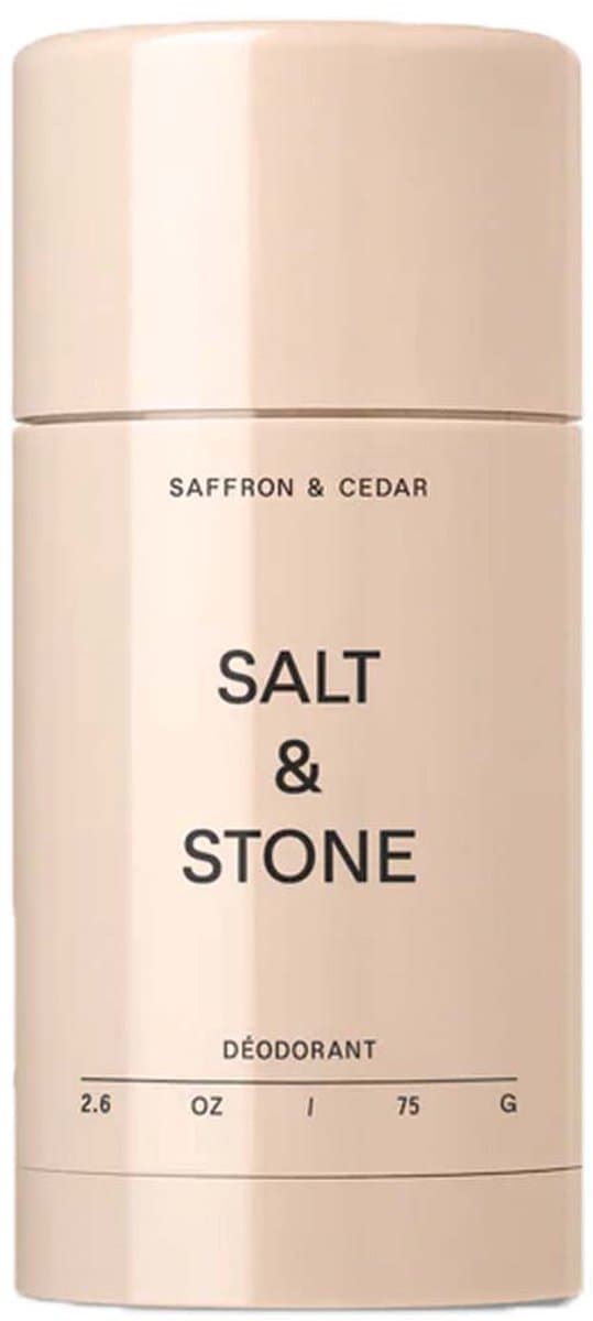 Salt and Stone Deodorant Saffron and Cedar 75 gr. | Deodorant Stick