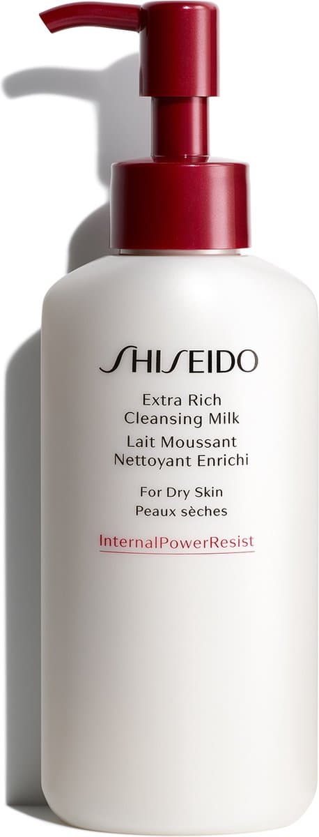 Shiseido - Extra Rich Cleansing Milk - Droge Huid - 125 ml - gezichtsreiniger voor de droge huid