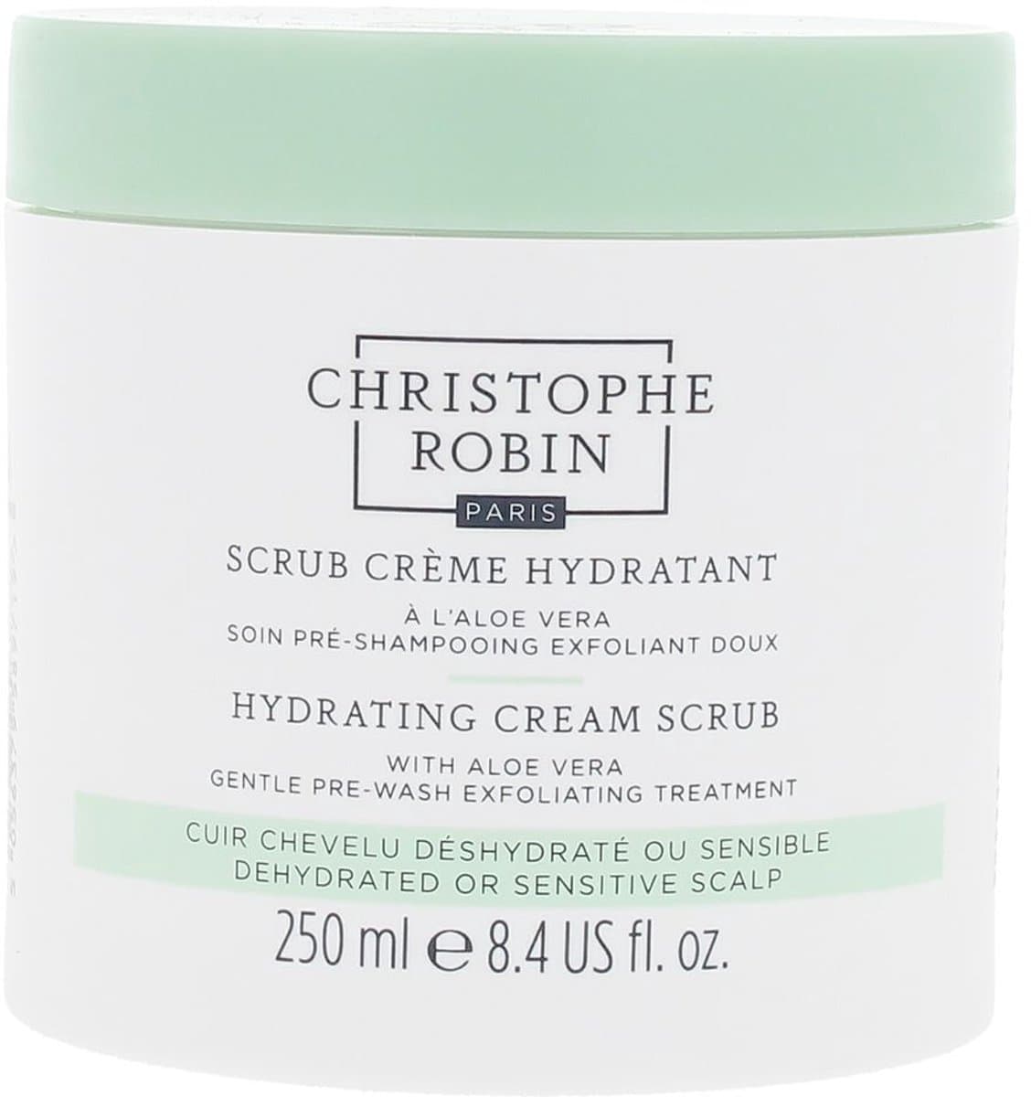 Christophe Robin Hydrating Cream Scrub with Aloe Vera - 250ml